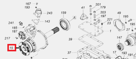 Картер привода переднего моста КАМАЗ в сборе