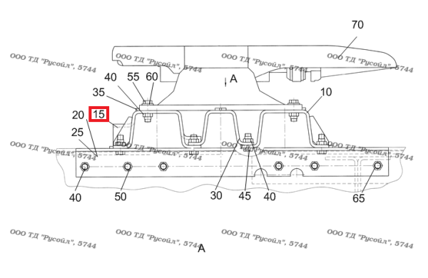 Плита №2 КАМАЗ.