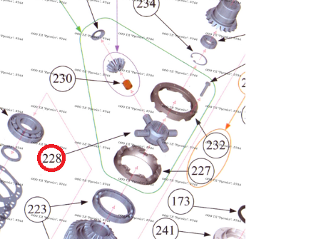 Крестовина МОД КАМАЗ