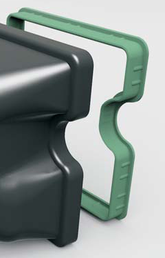 Прокладка крышки клапанов КАМАЗ под пластик. крышку высокая