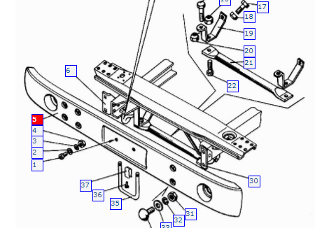 Бампер КАМАЗ передний,,