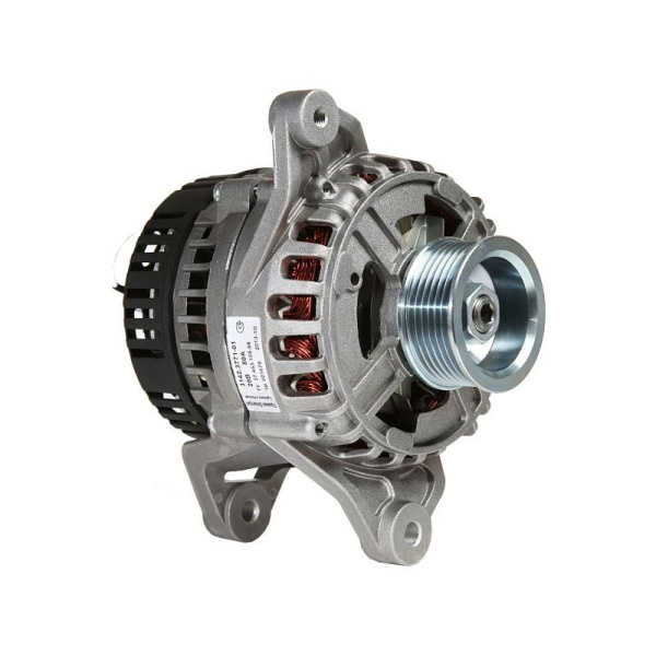 Генератор КАМАЗ /28В. 80А/ Евро-2,3 полик. ремень большой.