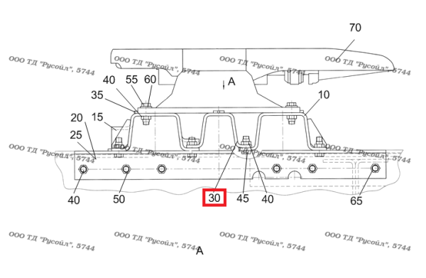 Подкладка КАМАЗ