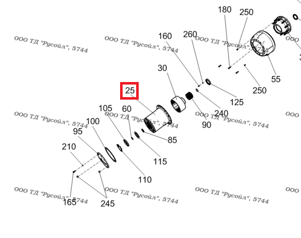 Водило КАМАЗ /с кожухом/