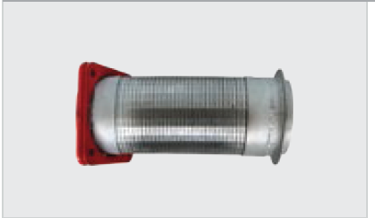 Металлорукав КАМАЗ 65115,43255,43253 с дв. Cummins 6ISBe фланец квадр. 295х195 ан. 65115-1203012-12