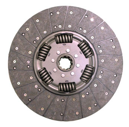 Диск сцепления КАМАЗ /ведомый/ КПП-ZF 16S151,825,182 8S1315/.