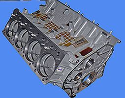 Блок цилиндров КАМАЗ /Евро/ ТНВД BOSH,