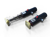 Гидроцилиндр подъема кузова КАМАЗ 3 штока 8т. нов/обр,