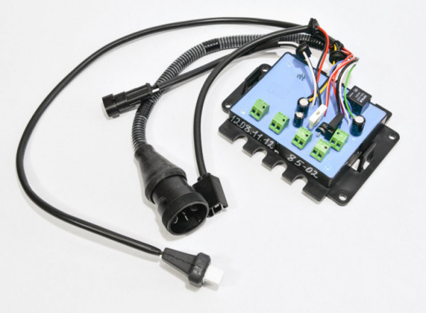 Блок управления ПЖД 14ТС-10-24 24В (с индикатором пламени термопара) в сборе